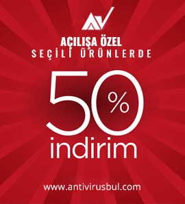 Açılışa Özel %50 İndirim